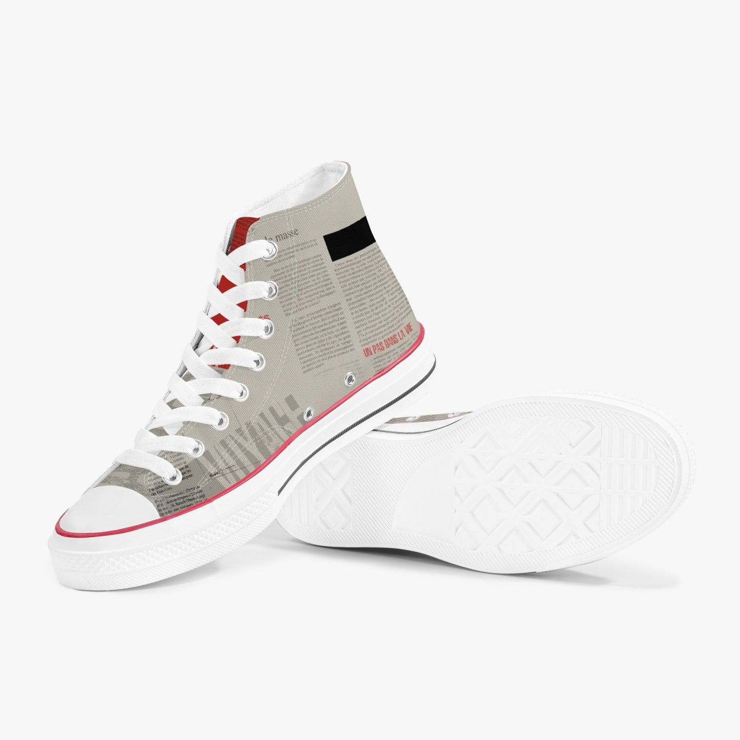 Voyage - High-Top Canvas Shoes