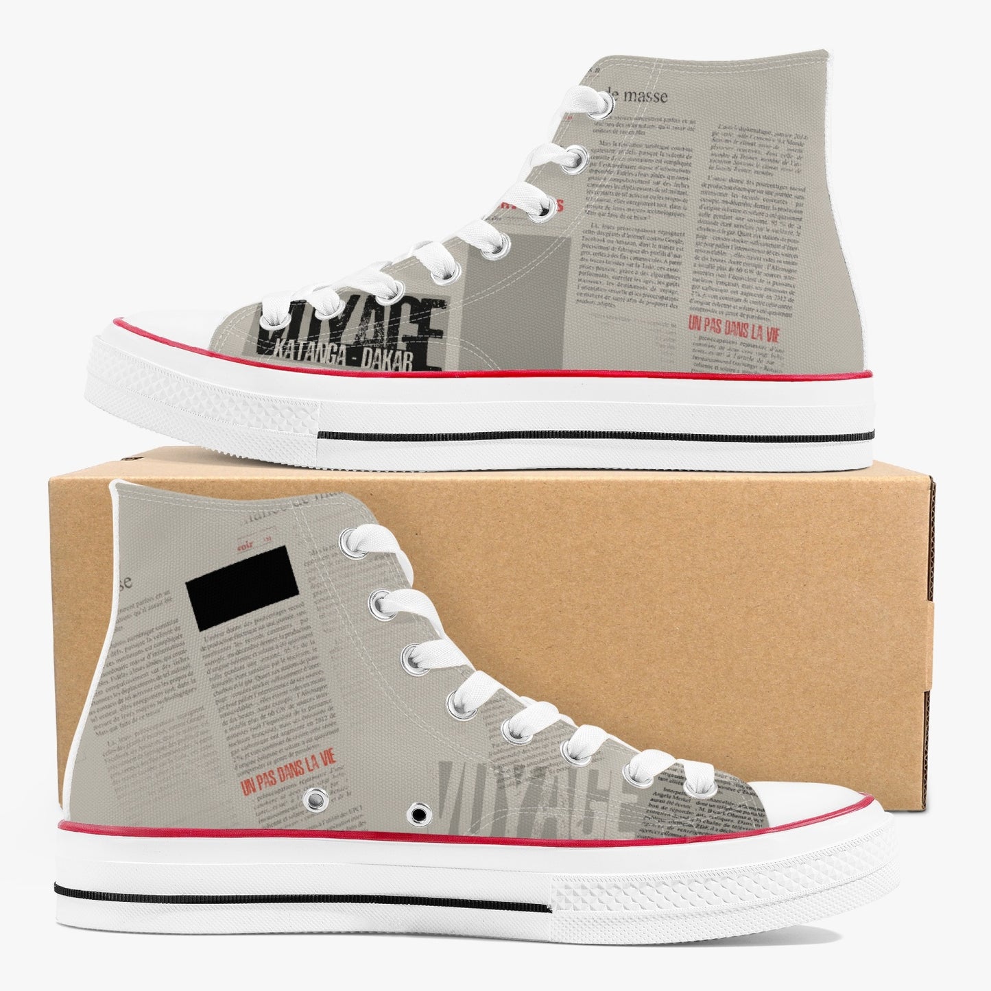 Voyage - High-Top Canvas Shoes