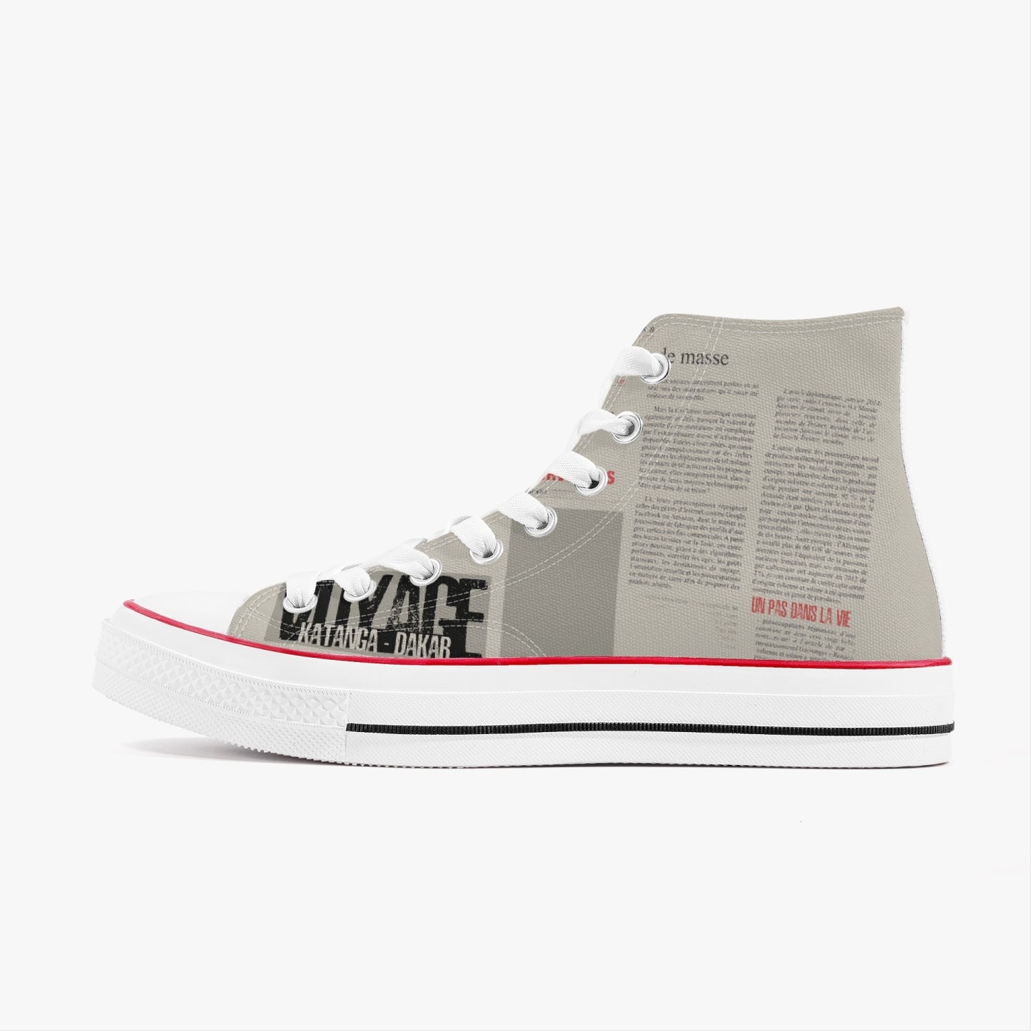 Voyage - High-Top Canvas Shoes